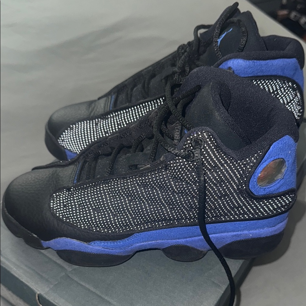 Jordan Kids Sneakers Black and Blue